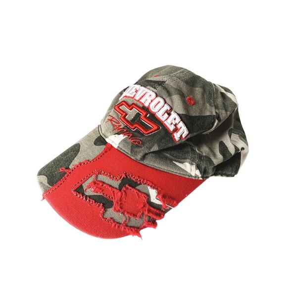 Vintage Chevrolet Racing Hat Baseball Cap Adjustable Strap - Picture 2 of 5